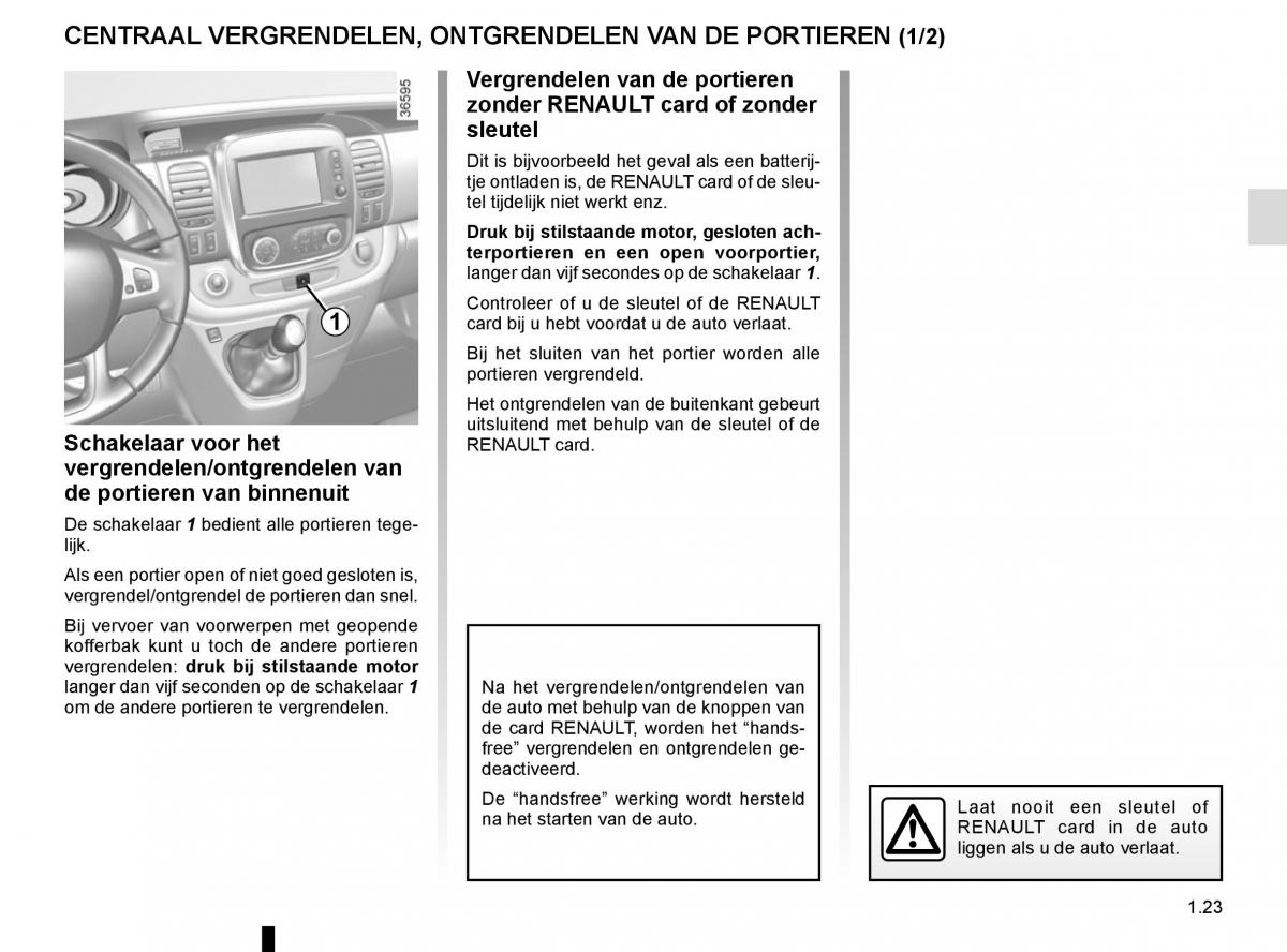manual renault trafic renault trafic iii 3 handleiding / page 29