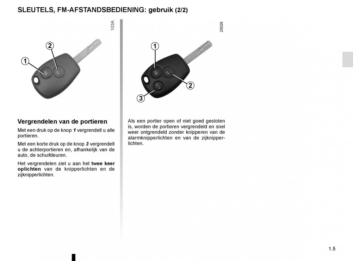 Renault Trafic III 3 handleiding / page 11