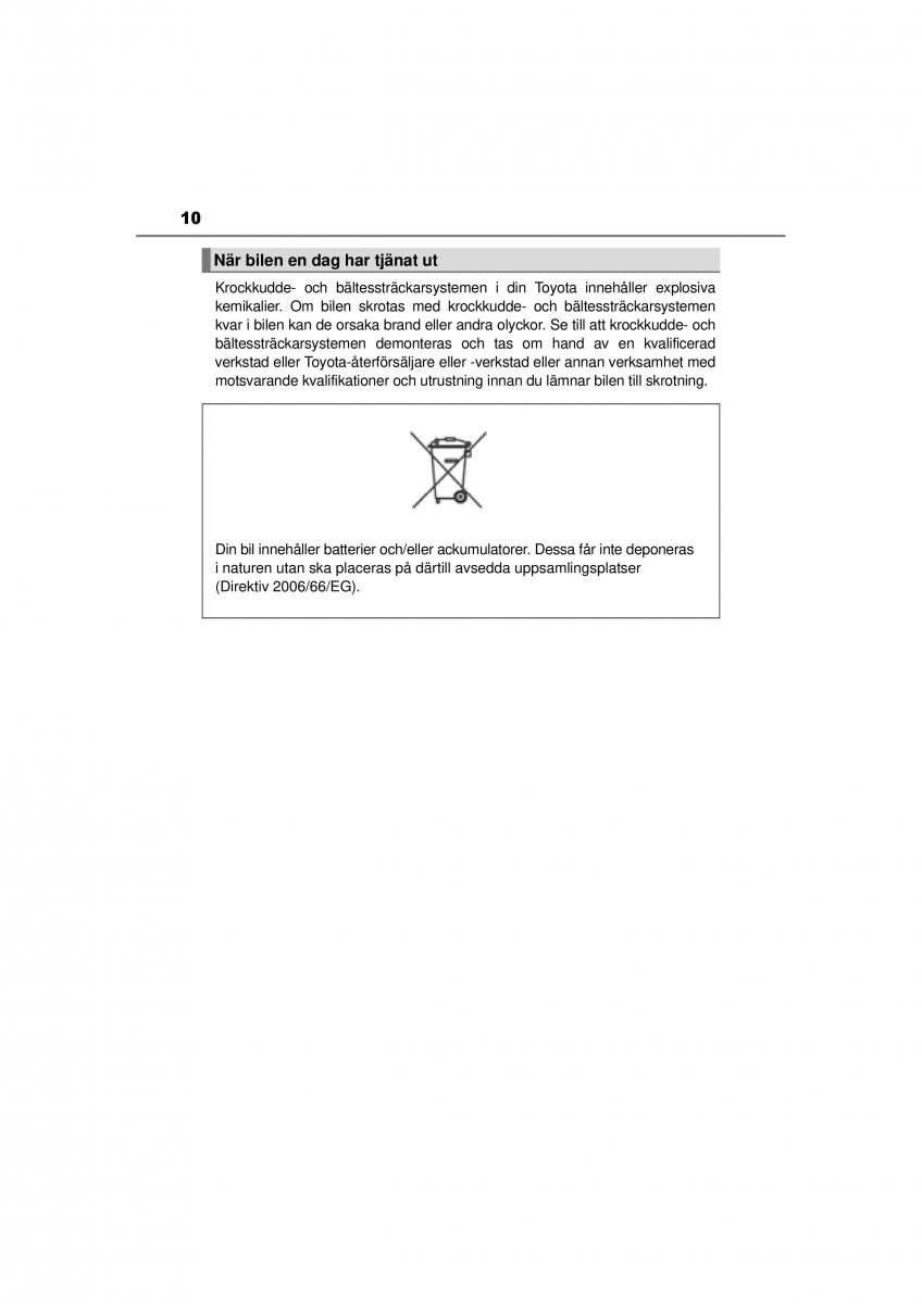 Toyota Hilux VII 7 instruktionsbok / page 10