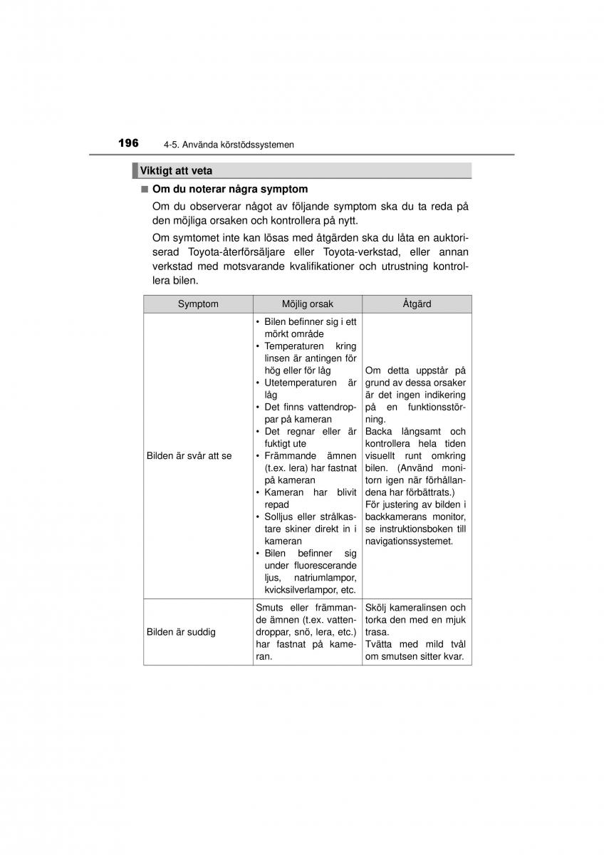 Toyota Hilux VII 7 instruktionsbok / page 196