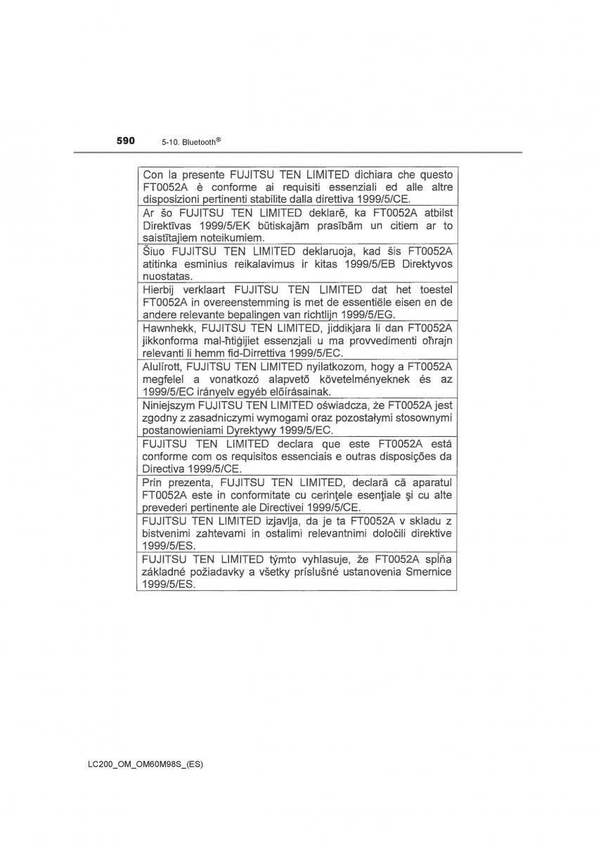 Toyota Land Cruiser J200 manual del propietario / page 590