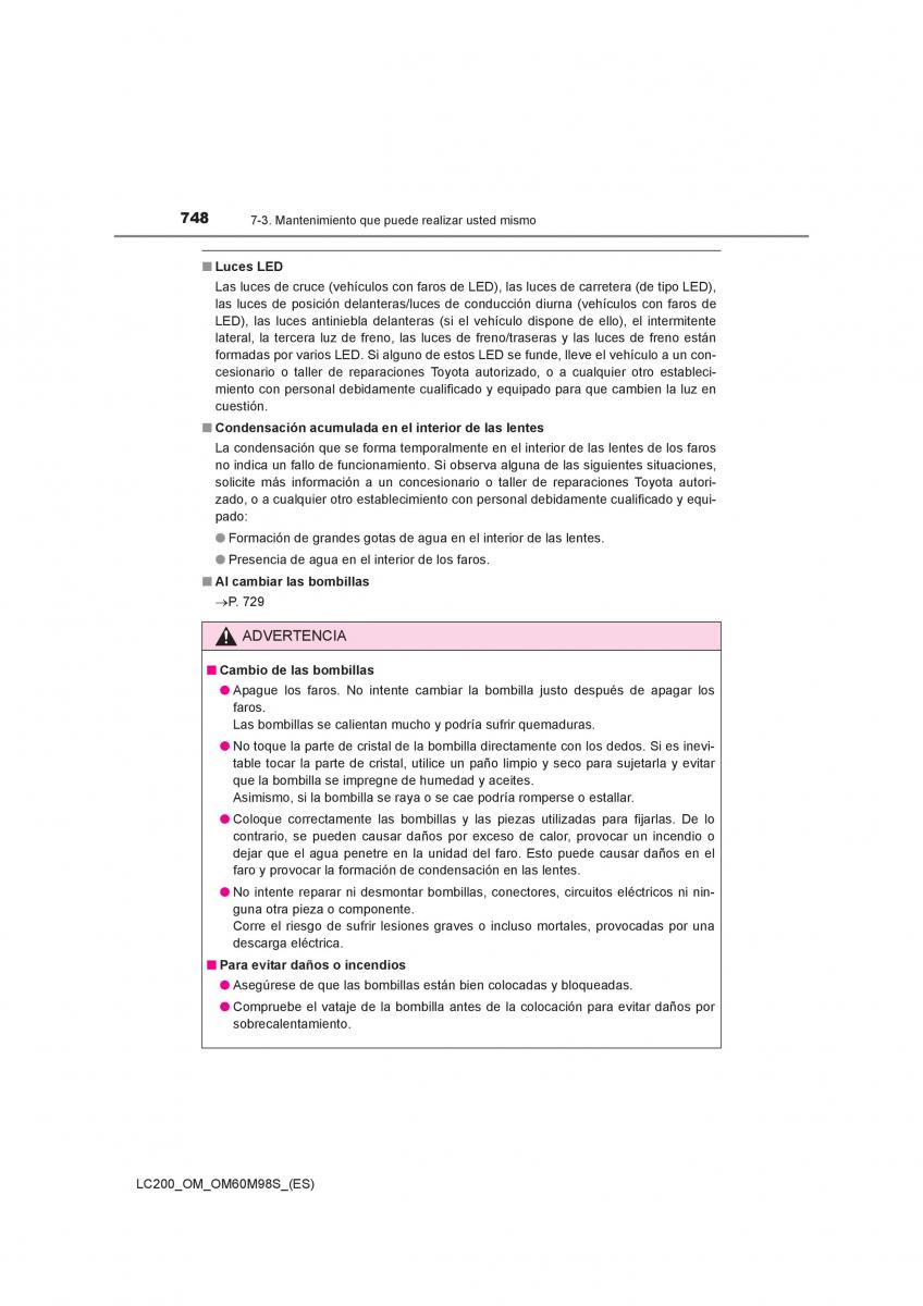 Toyota Land Cruiser J200 manual del propietario / page 748