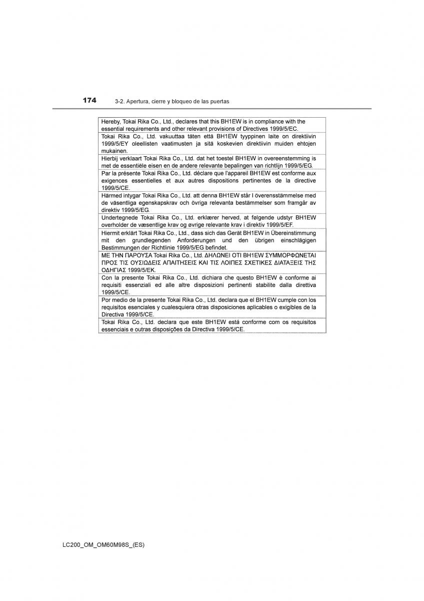 Toyota Land Cruiser J200 manual del propietario / page 174