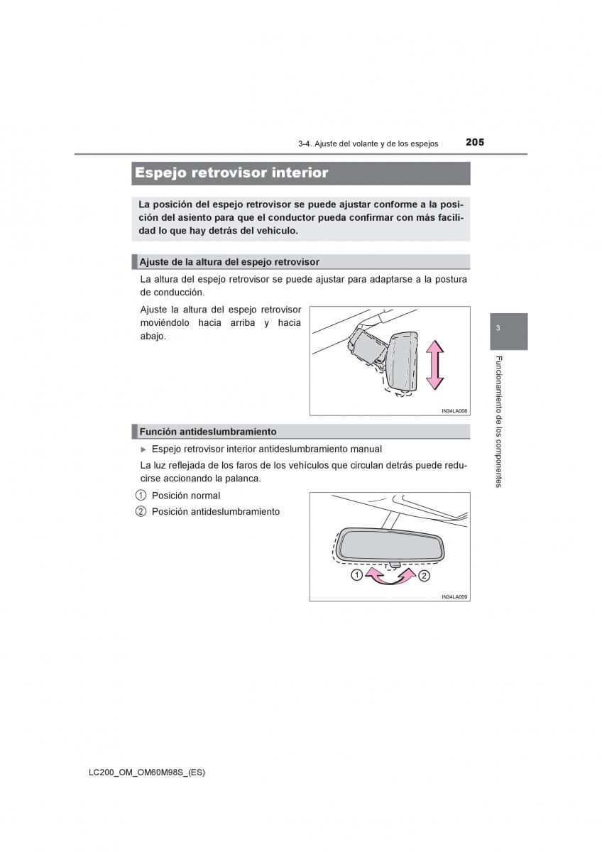 Toyota Land Cruiser J200 manual del propietario / page 205