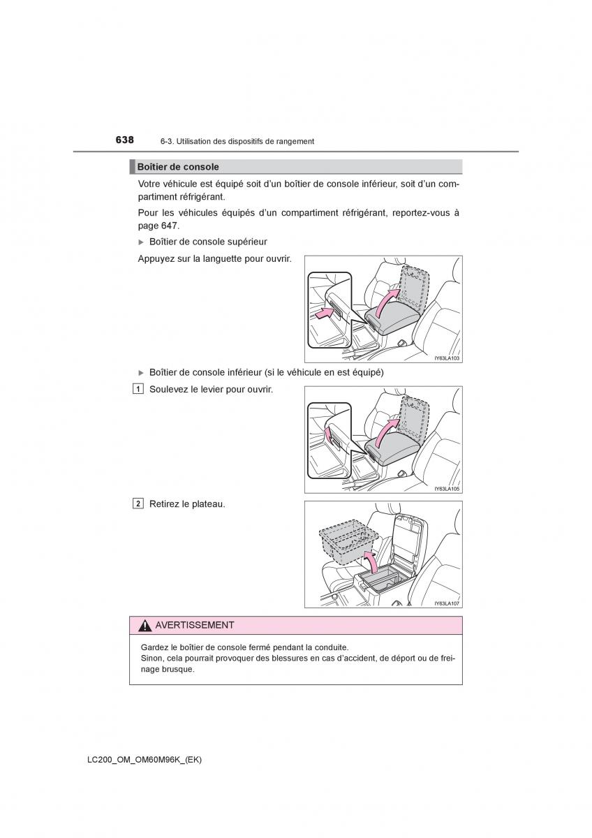Toyota Land Cruiser J200 manuel du proprietaire / page 638
