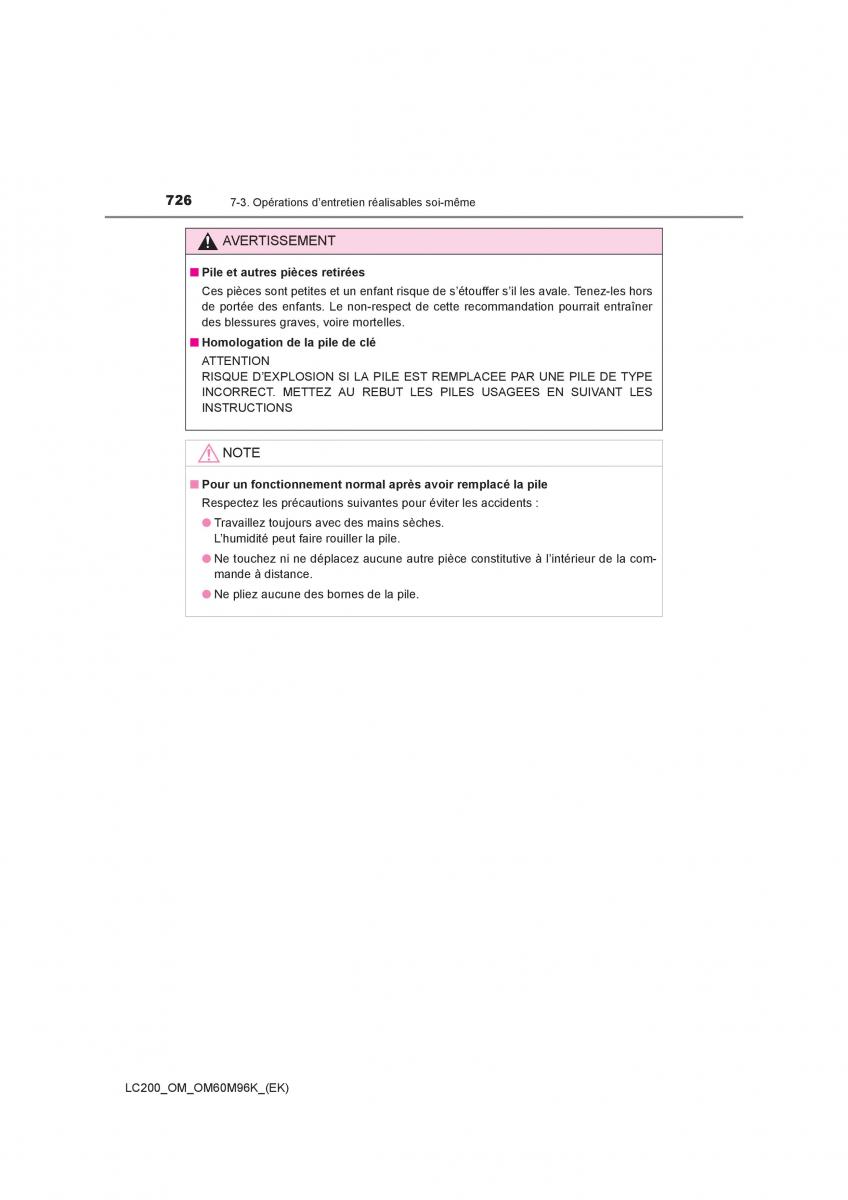 Toyota Land Cruiser J200 manuel du proprietaire / page 726