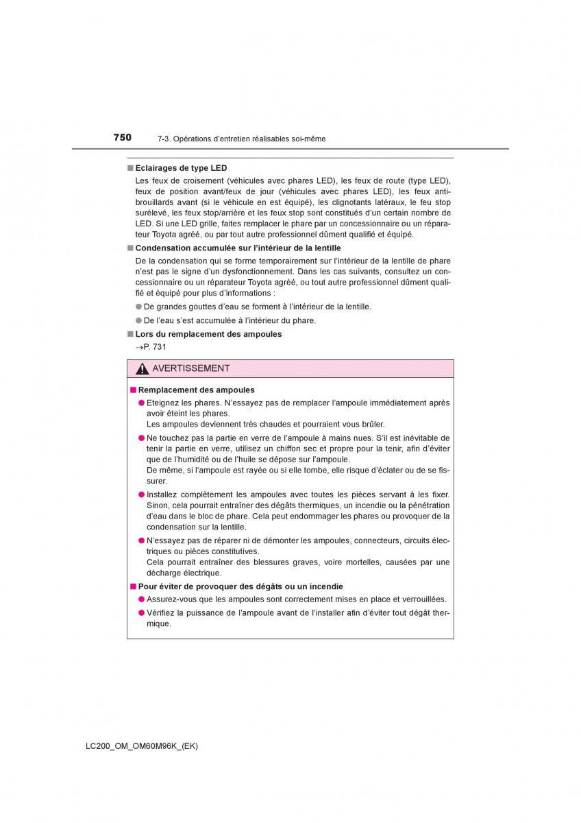 Toyota Land Cruiser J200 manuel du proprietaire / page 750