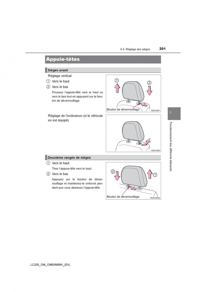 Toyota Land Cruiser J200 manuel du proprietaire / page 201