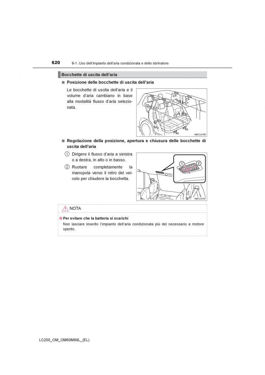 Toyota Land Cruiser J200 manuale del proprietario / page 620