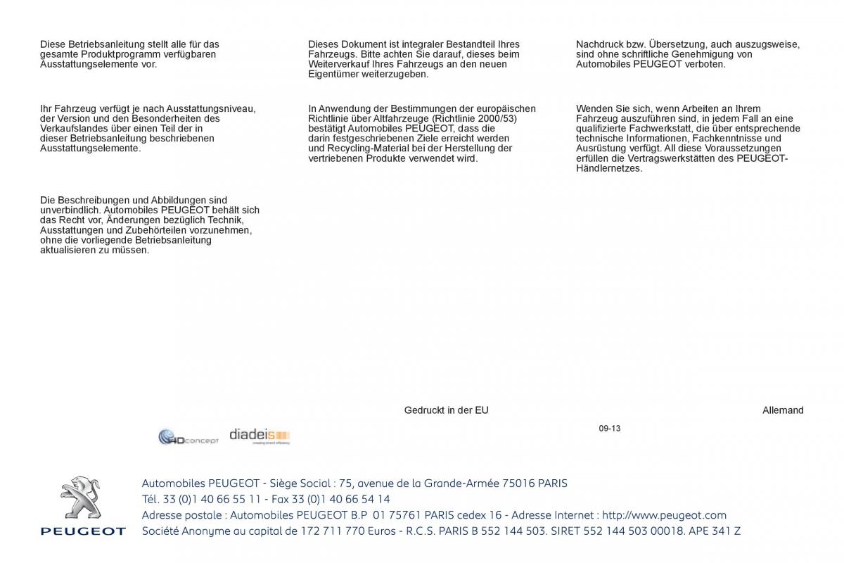 Peugeot 3008 Hybrid Handbuch / page 377