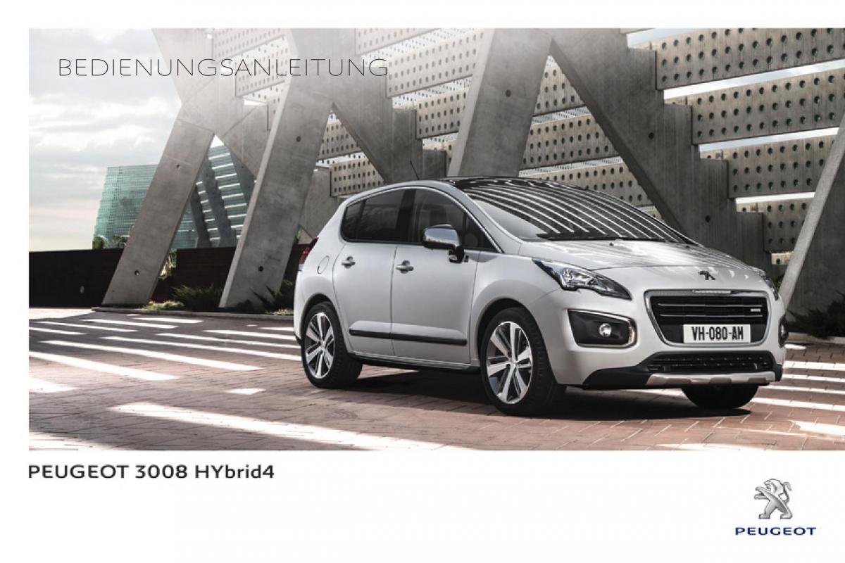 Peugeot 3008 Hybrid Handbuch / page 1