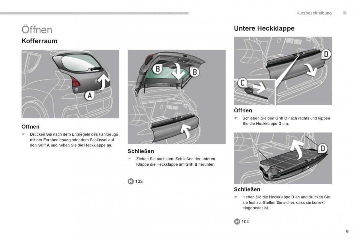 Peugeot 3008 Hybrid Handbuch / page 11