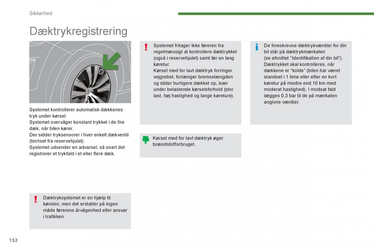 Peugeot 3008 Hybrid Bilens instruktionsbog / page 154