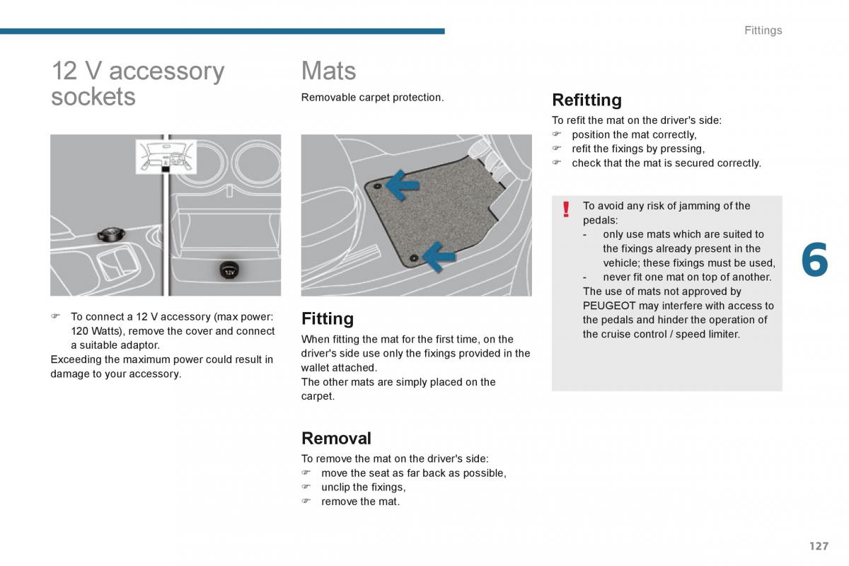 manual  Peugeot 3008 Hybrid owners manual / page 129