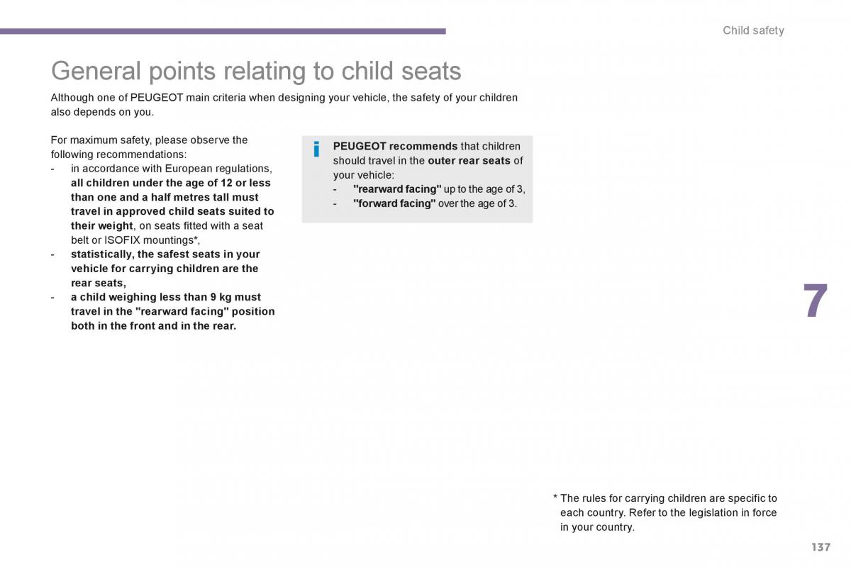 manual  Peugeot 3008 Hybrid owners manual / page 139