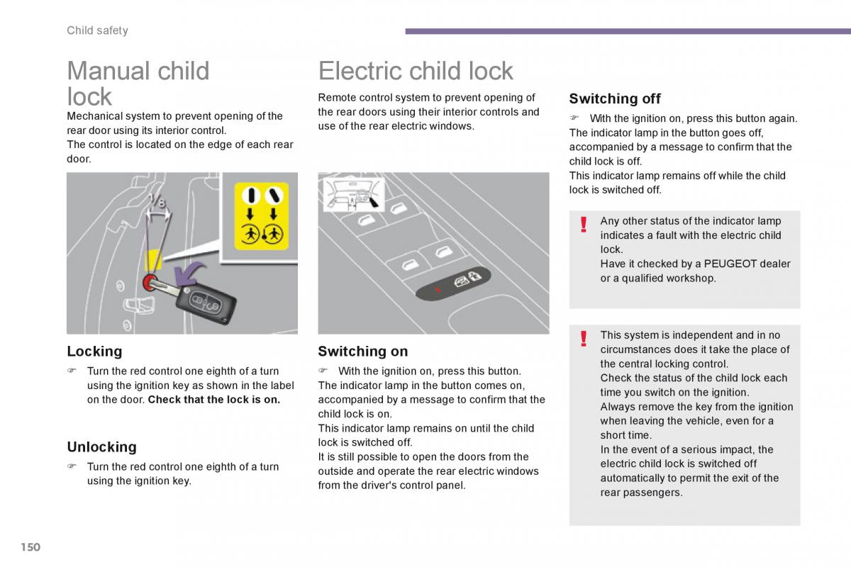 manual  Peugeot 3008 Hybrid owners manual / page 152