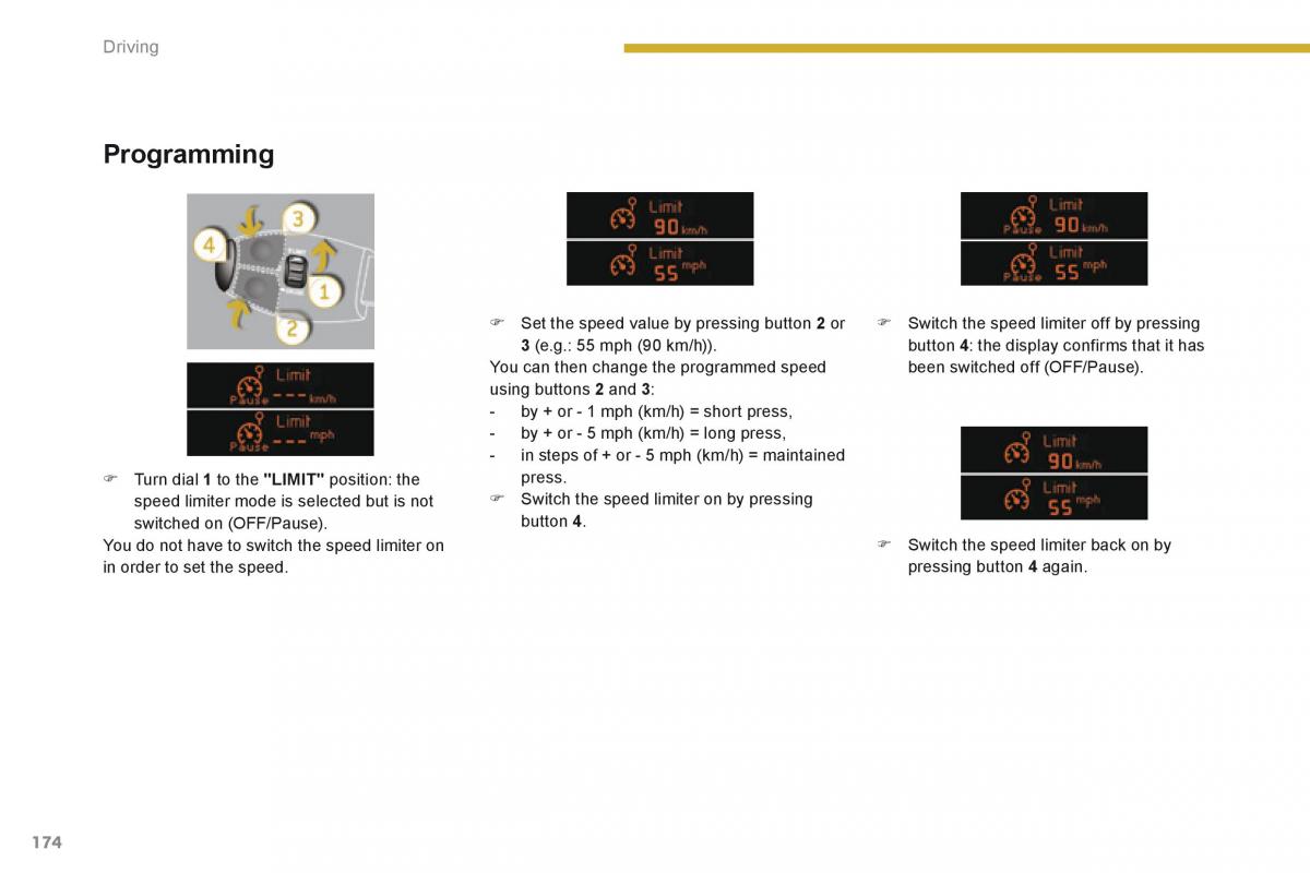 manual  Peugeot 3008 Hybrid owners manual / page 176