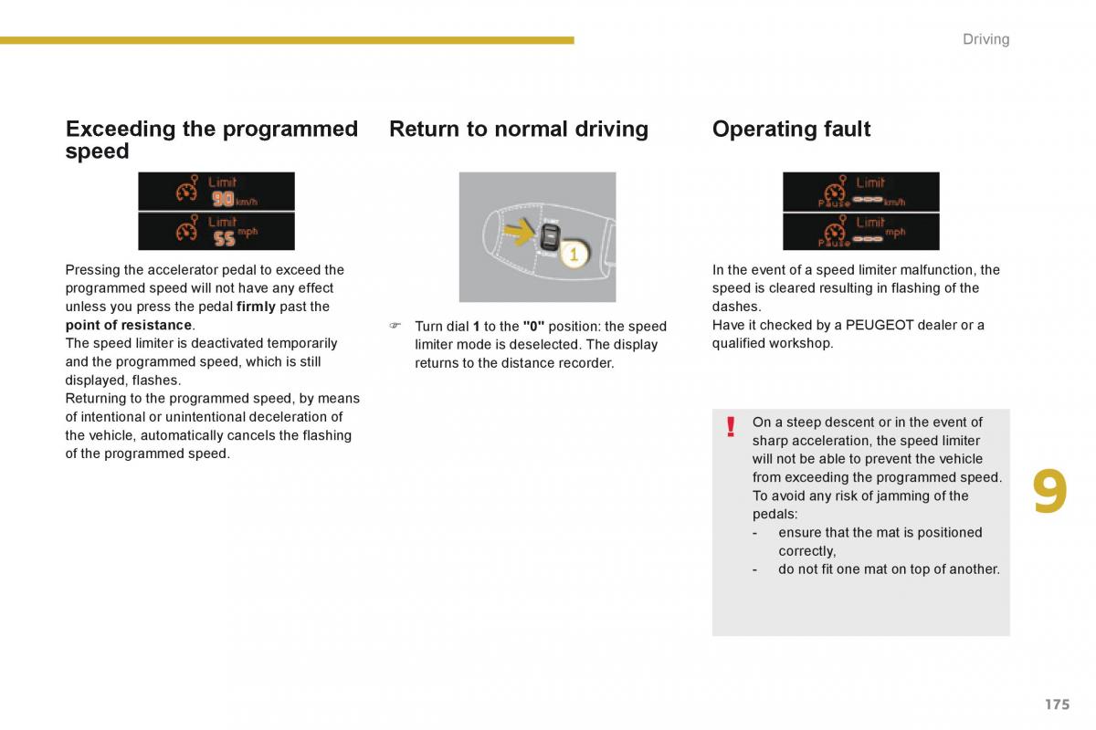 manual  Peugeot 3008 Hybrid owners manual / page 177