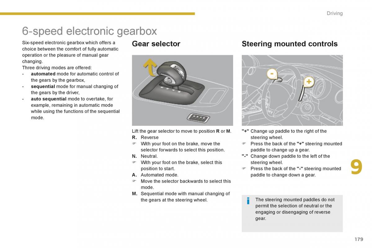 manual  Peugeot 3008 Hybrid owners manual / page 181