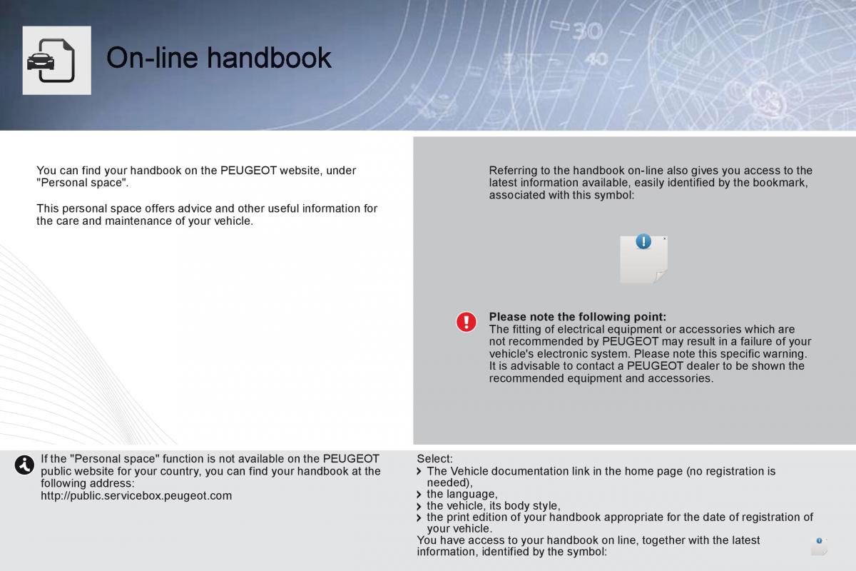 Peugeot 3008 Hybrid owners manual / page 2