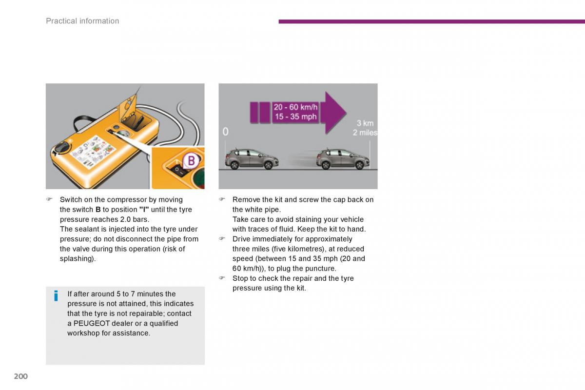 manual  Peugeot 3008 Hybrid owners manual / page 202