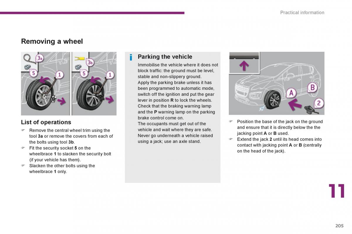 manual  Peugeot 3008 Hybrid owners manual / page 207