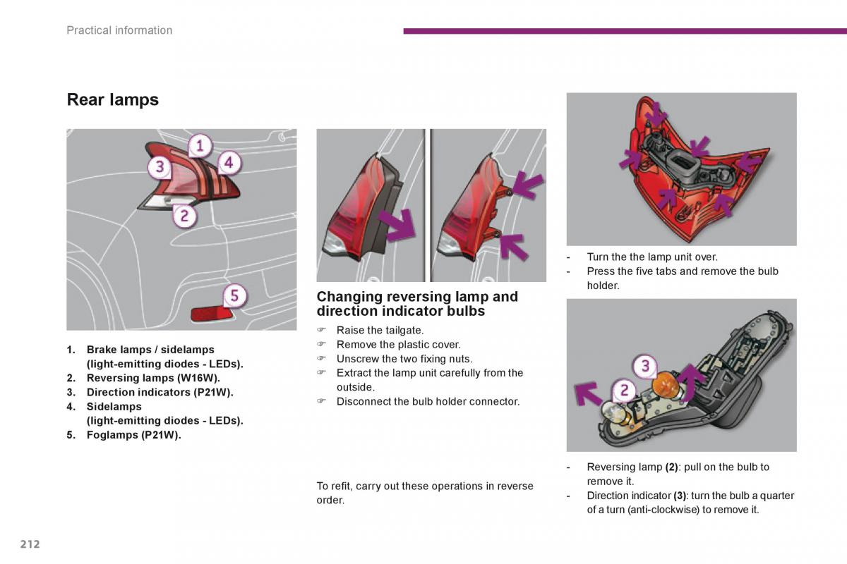manual  Peugeot 3008 Hybrid owners manual / page 214