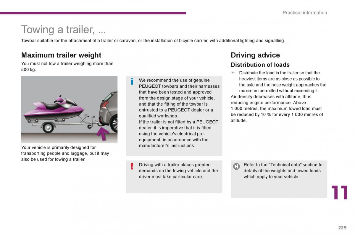 manual  Peugeot 3008 Hybrid owners manual / page 231