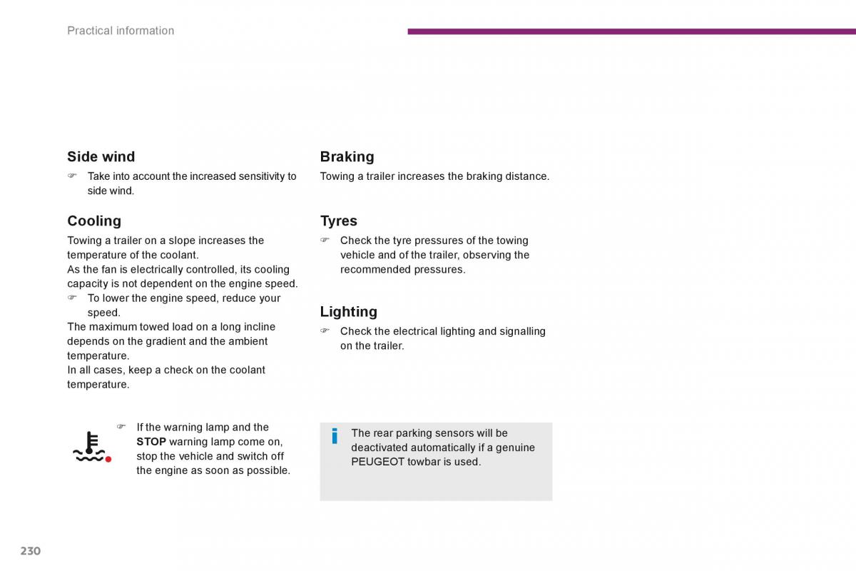 manual  Peugeot 3008 Hybrid owners manual / page 232