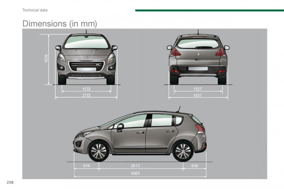manual  Peugeot 3008 Hybrid owners manual / page 240