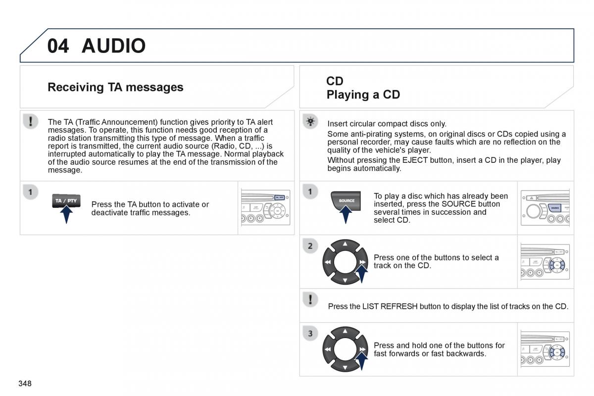 manual  Peugeot 3008 Hybrid owners manual / page 350