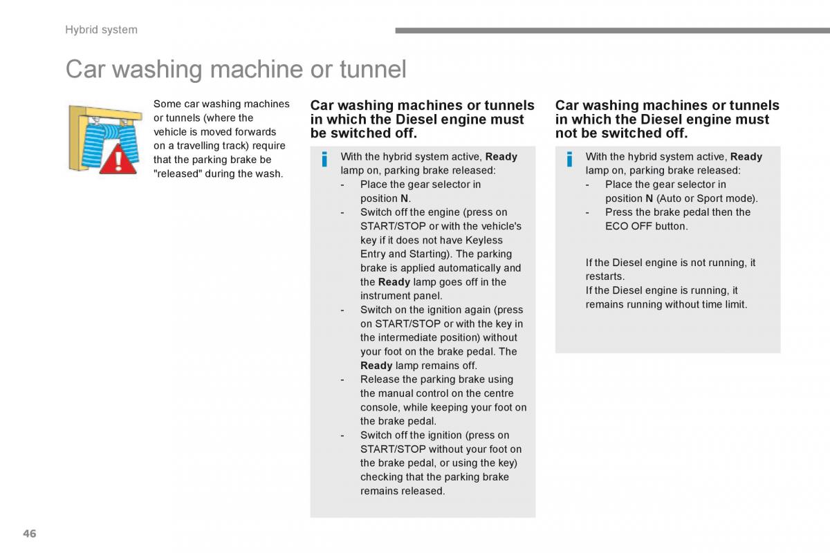 Peugeot 3008 Hybrid owners manual / page 48