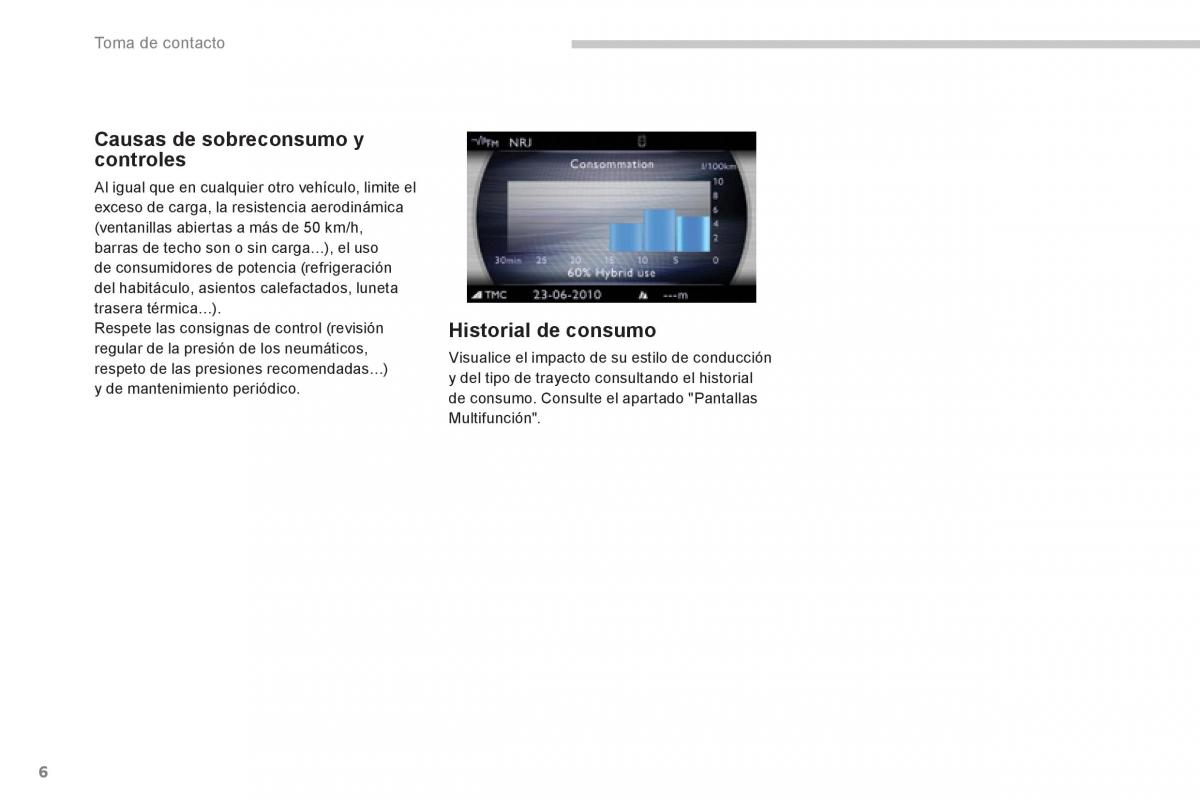 Peugeot 3008 Hybrid manual del propietario / page 8