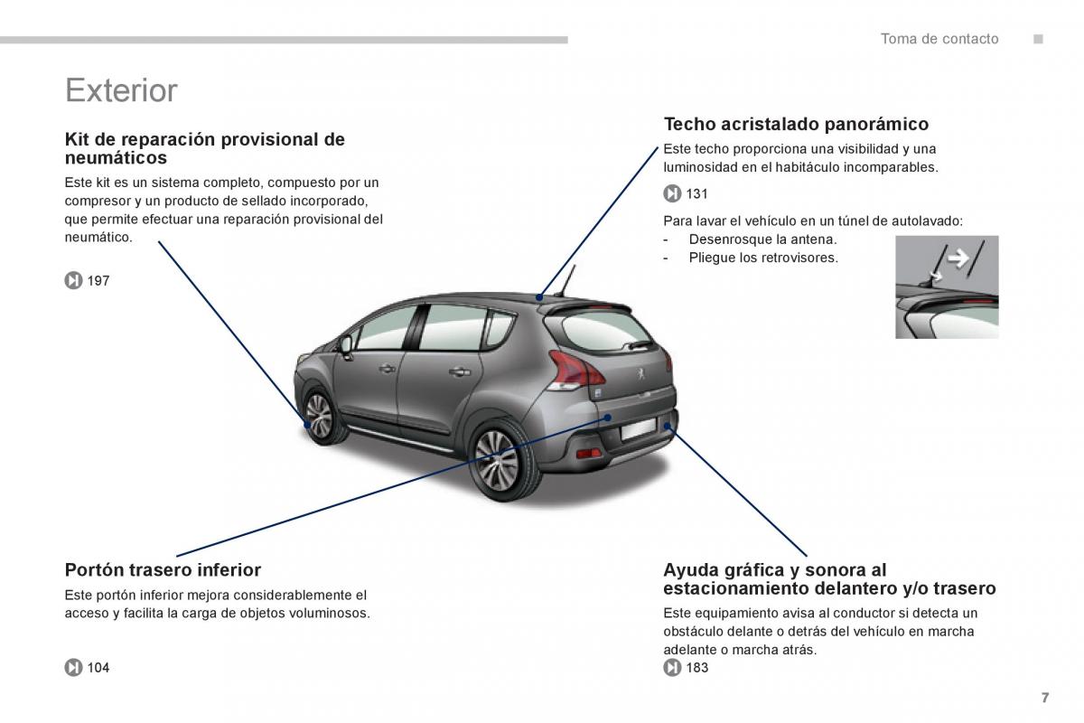 Peugeot 3008 Hybrid manual del propietario / page 9