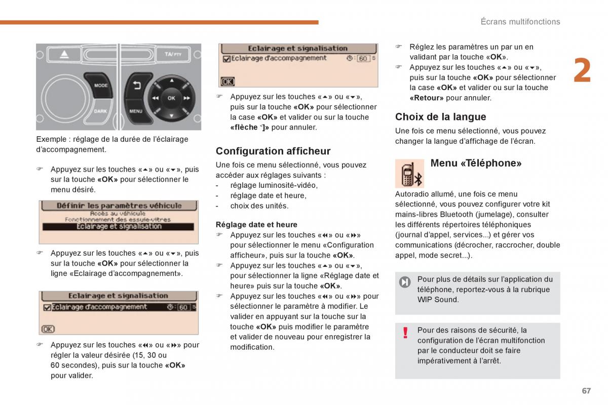 Peugeot 3008 Hybrid manuel du proprietaire / page 69