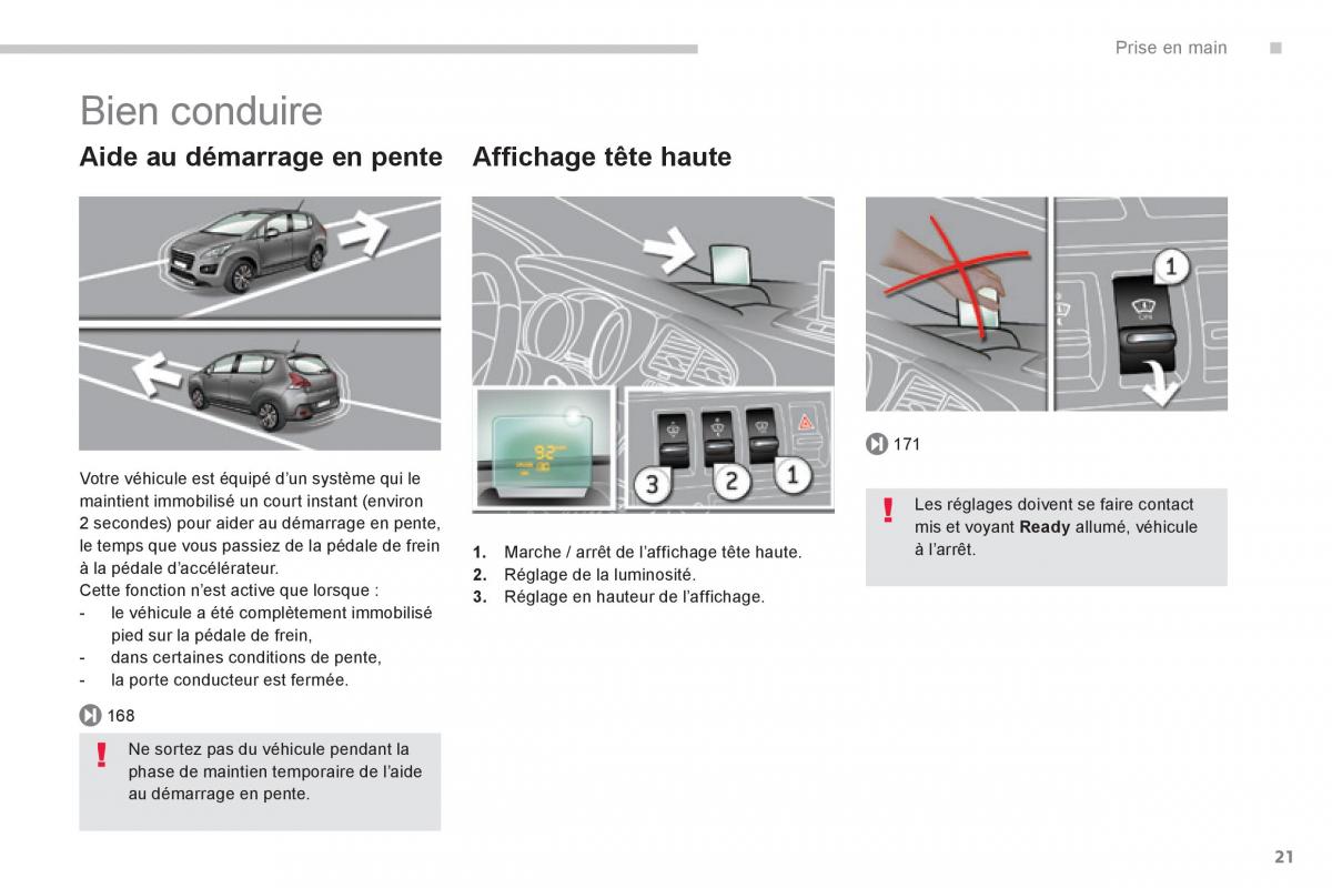 Peugeot 3008 Hybrid manuel du proprietaire / page 23