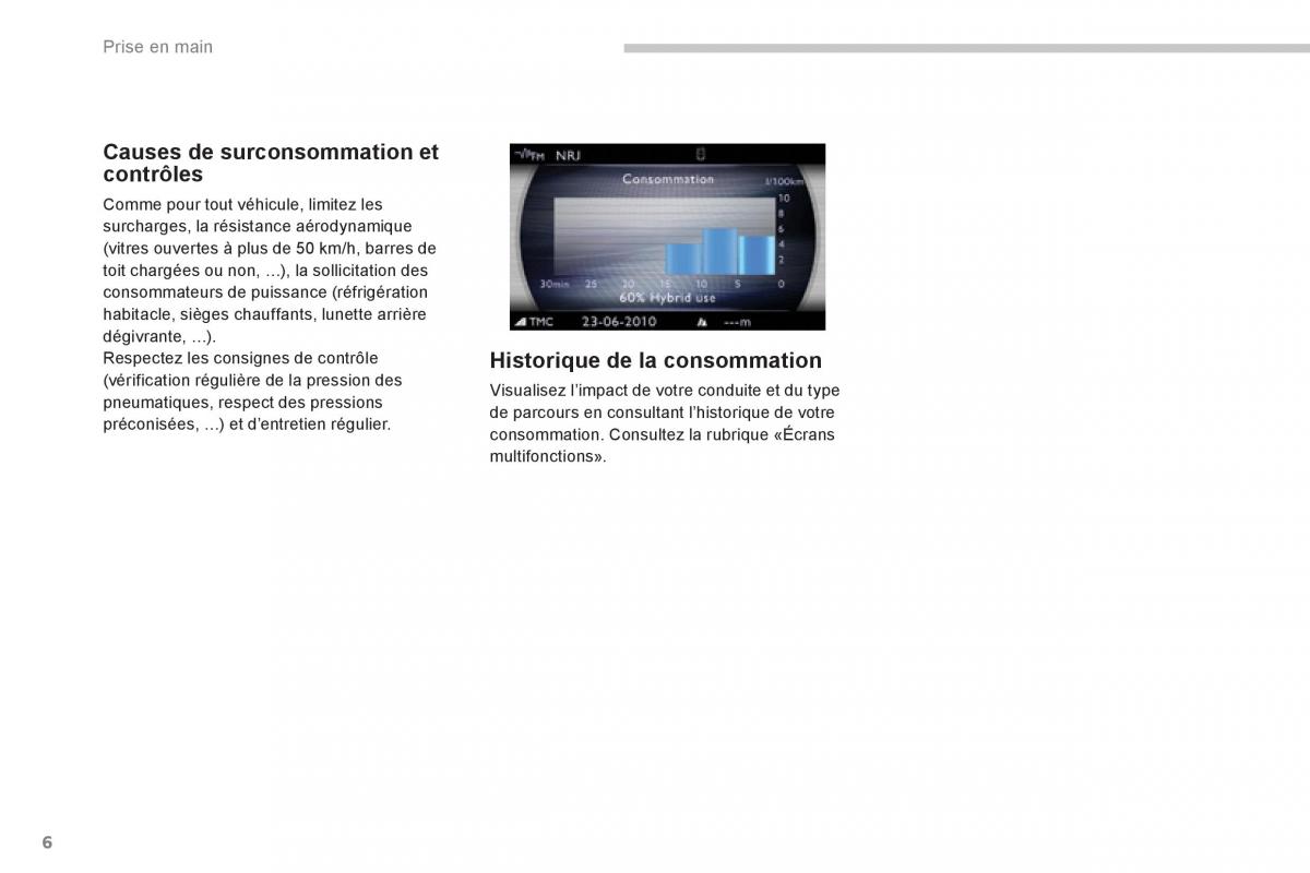 Peugeot 3008 Hybrid manuel du proprietaire / page 8