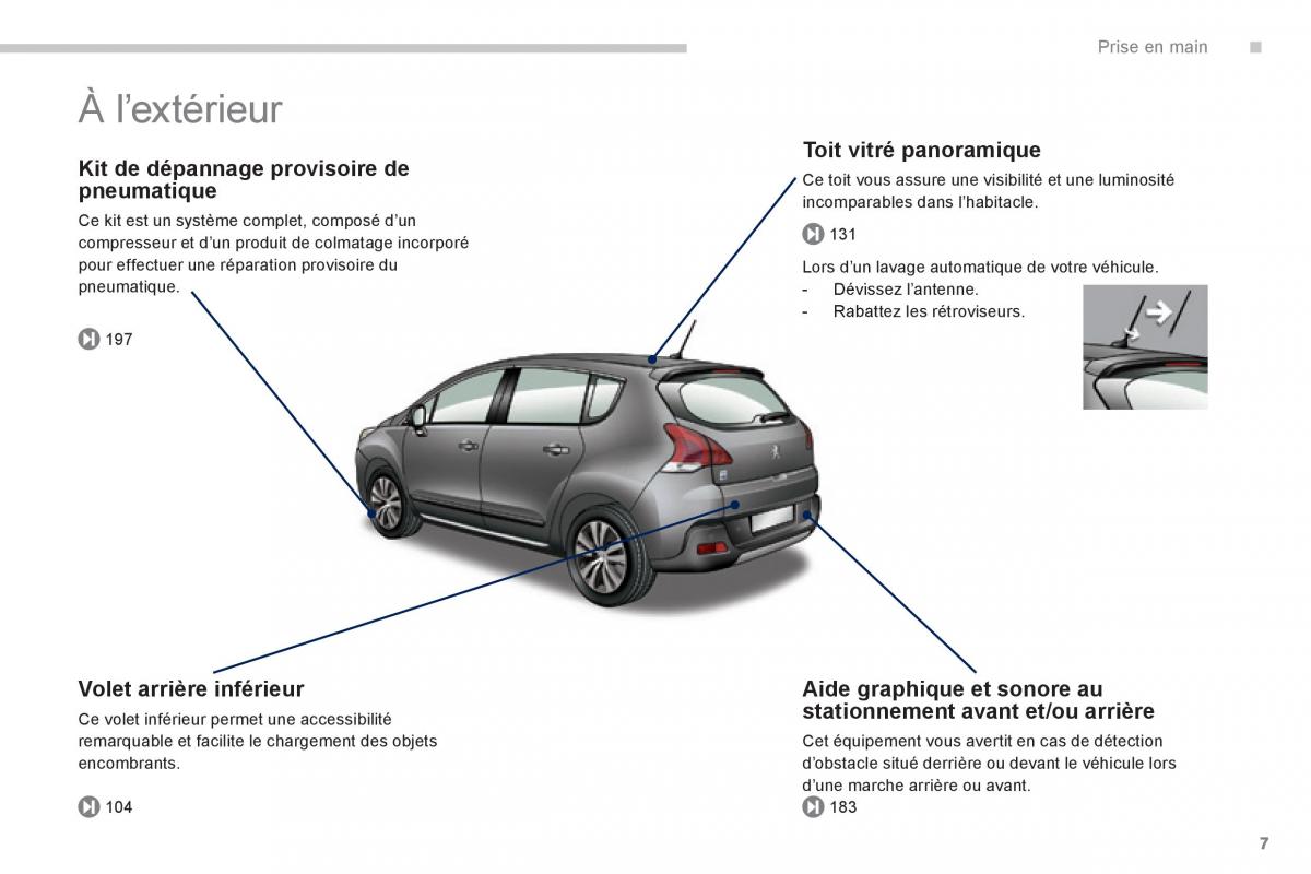 Peugeot 3008 Hybrid manuel du proprietaire / page 9