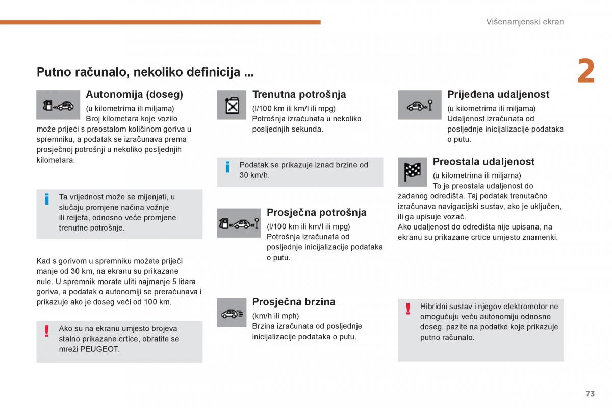Peugeot 3008 Hybrid vlasnicko uputstvo / page 75