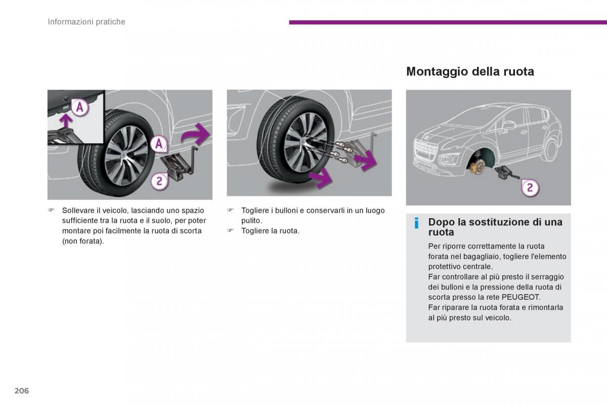 Peugeot 3008 Hybrid manuale del proprietario / page 208