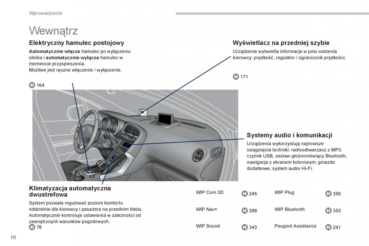 Peugeot 3008 Hybrid instrukcja obslugi / page 12