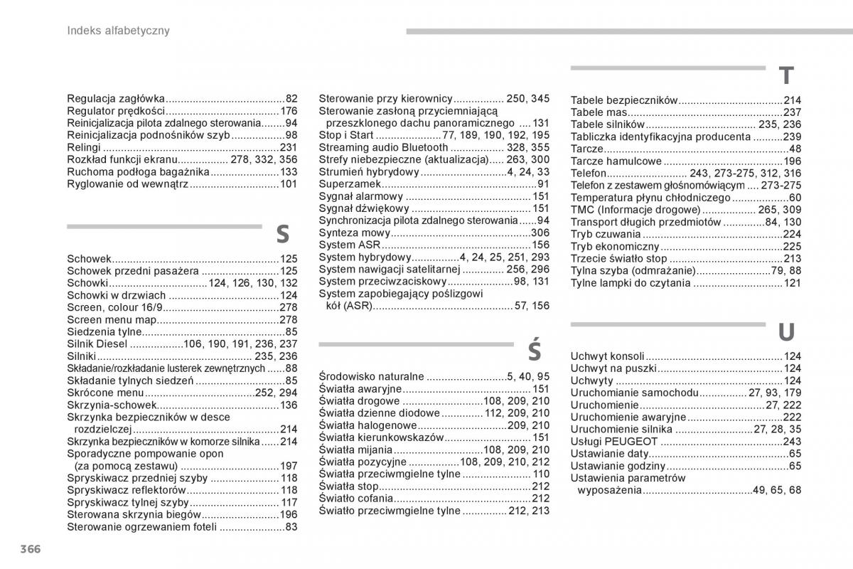 Peugeot 3008 Hybrid instrukcja obslugi / page 368