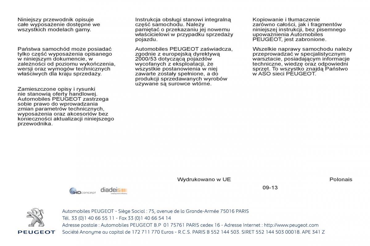 Peugeot 3008 Hybrid instrukcja obslugi / page 377