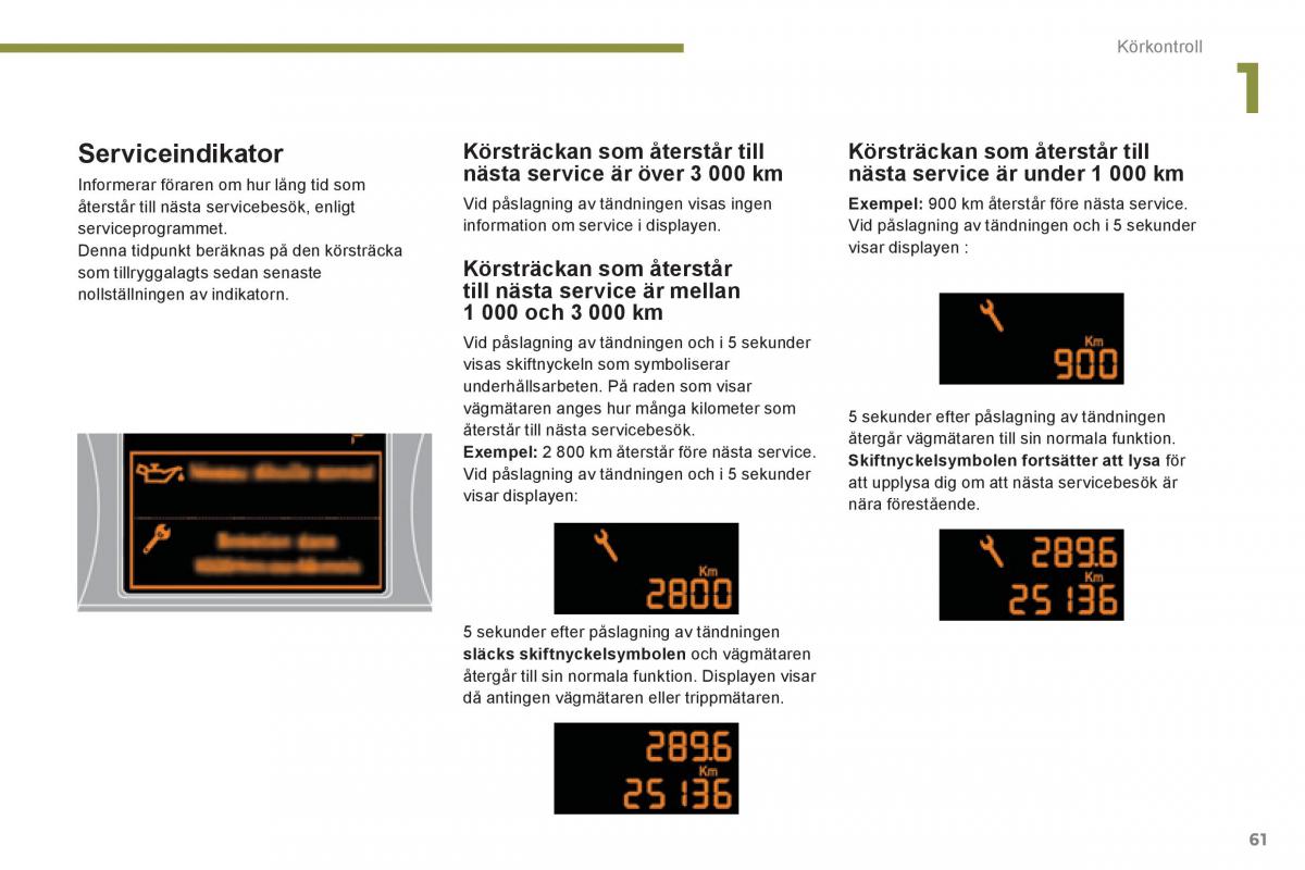 Peugeot 3008 Hybrid instruktionsbok / page 63