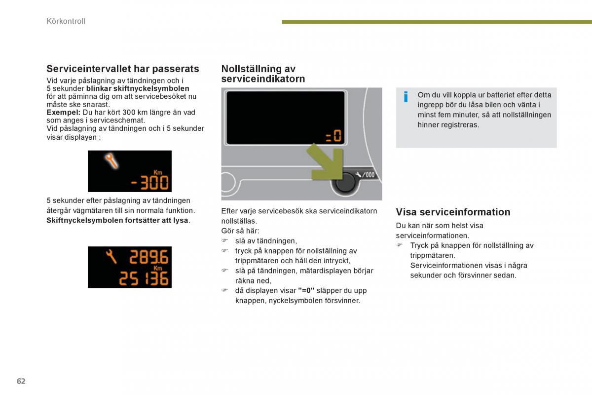 Peugeot 3008 Hybrid instruktionsbok / page 64