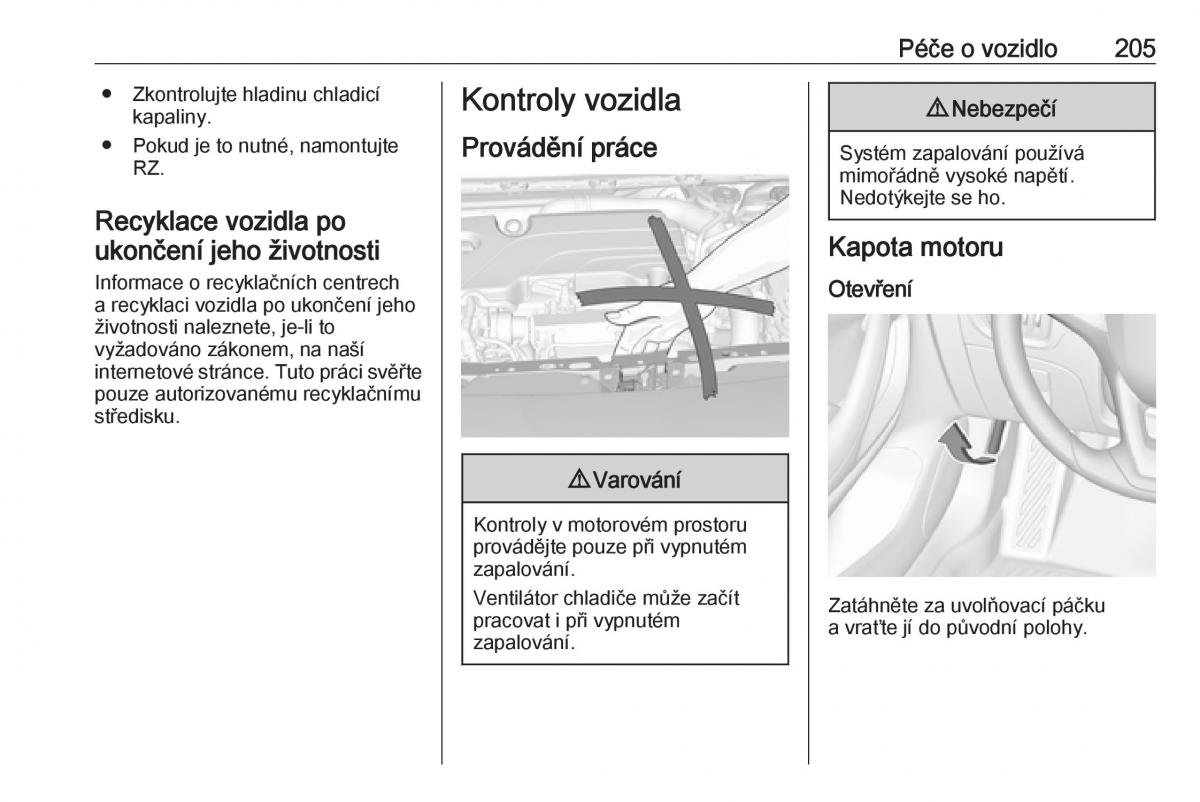 Opel Astra K V 5 navod k obsludze / page 207