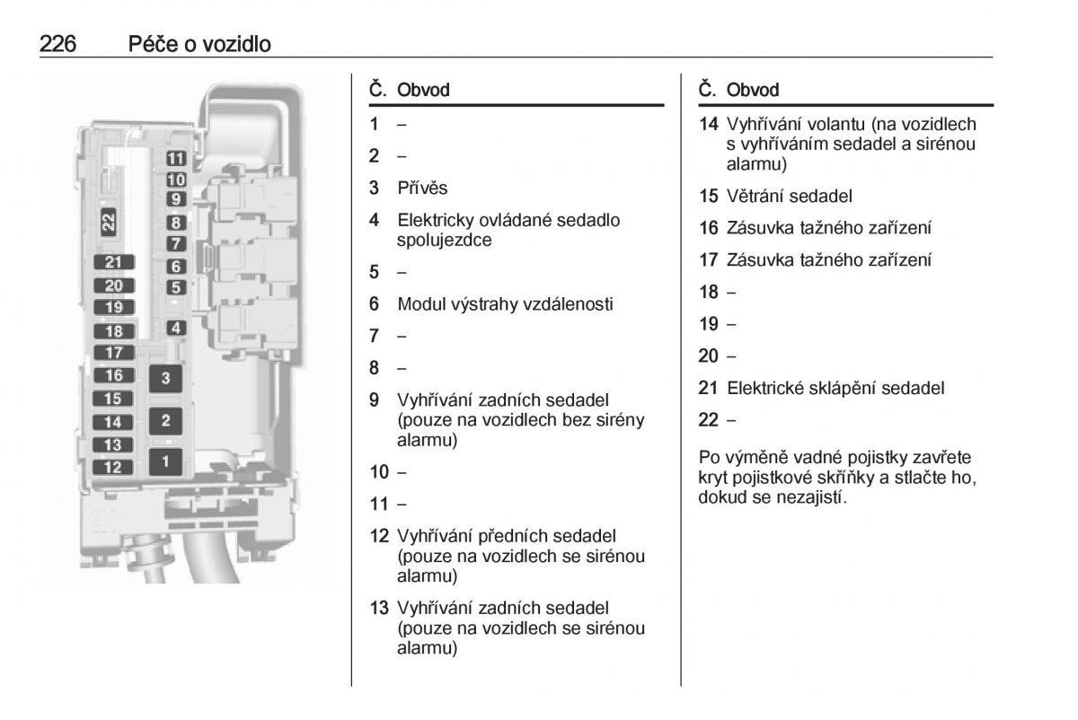Opel Astra K V 5 navod k obsludze / page 228