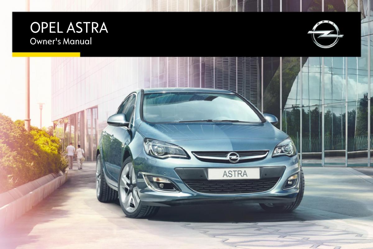 Opel Astra K V 5 owners manual / page 1
