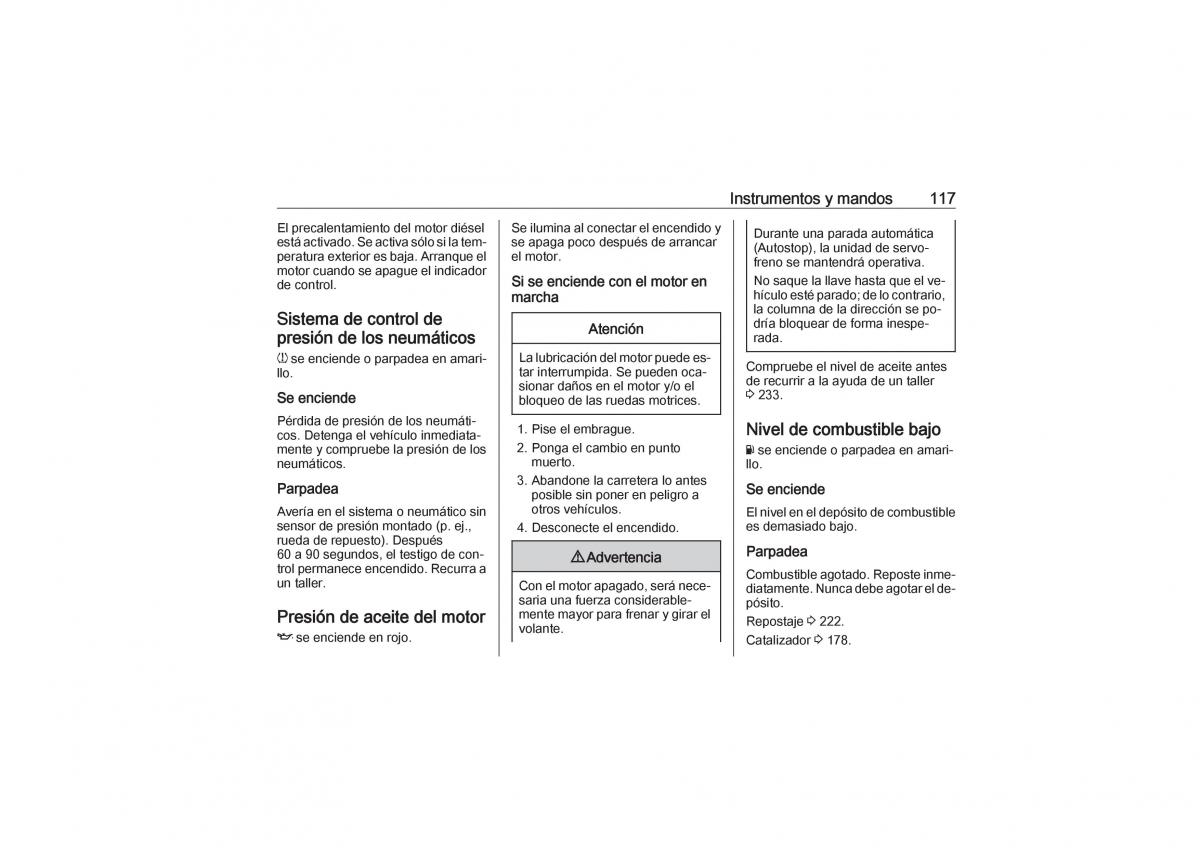 Opel Astra K V 5 manual del propietario / page 119