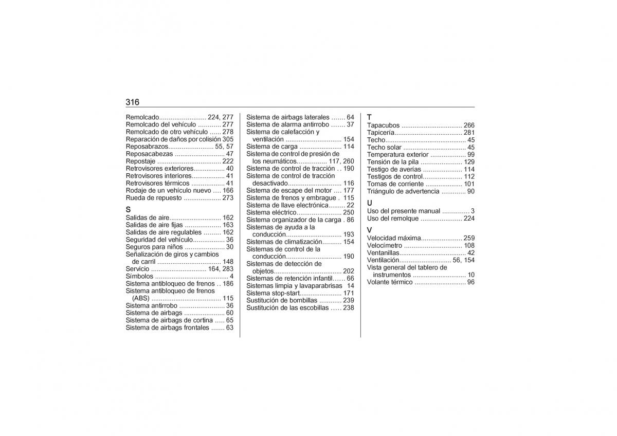 Opel Astra K V 5 manual del propietario / page 318